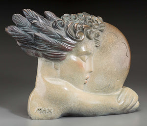 I LOVE THE WORLD BRONZE Sculpture By Peter Max