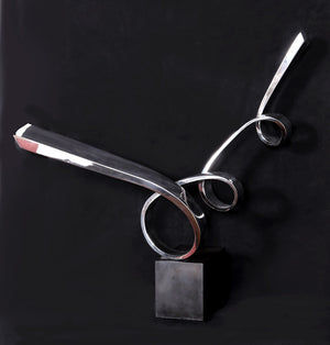 Untitled Chrome Sculpture Signature Date And Number Inscribed - Peter Chinni
