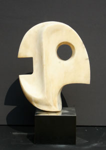 Untitled I Stone Sculpture  Signature Inscribed - Dan Content