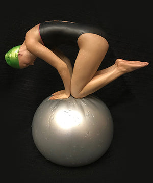 Miniature Quan  Resin Sculpture - Carole A. Feuerman