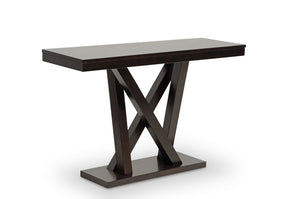 PREMIER STUDIO EVERDON DARK BROWN MODERN FURNITURE SOFA TABLE