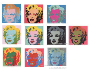 Sunday B Morning Warhol Marilyn 10 Print Collection LAST ONE!