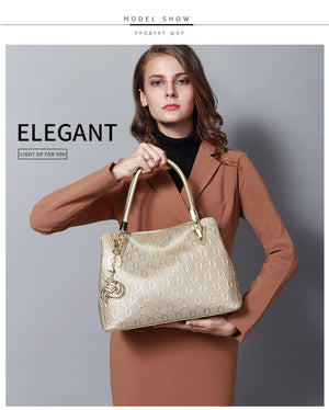 DESIGNER Women's Elegant Leather Shoulder bag Crossbody Bags Female Fashion Tote Handbag Purse