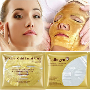 24K Gold Collagen AntiAging Face Mask  Facial Masks Moisturizing whitening Anti-aging SkinCare