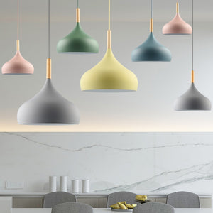 Happy Colorful Modern Chic Pendant Light lamp Creative lampshade Living Dinning Room Bar Modern Hanging Lighting