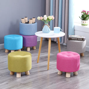 Happy Chic Living room stool colorful creative sofa round tea table mound chair small minimalist modern accent furniture