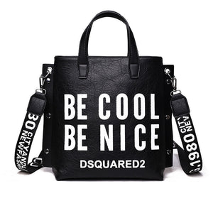 Ladies Cool Chic Crossbody Fashion Bags Female Designer Fashion Handbag Soft Messenger Shoulder Bags Large Shopping Tote