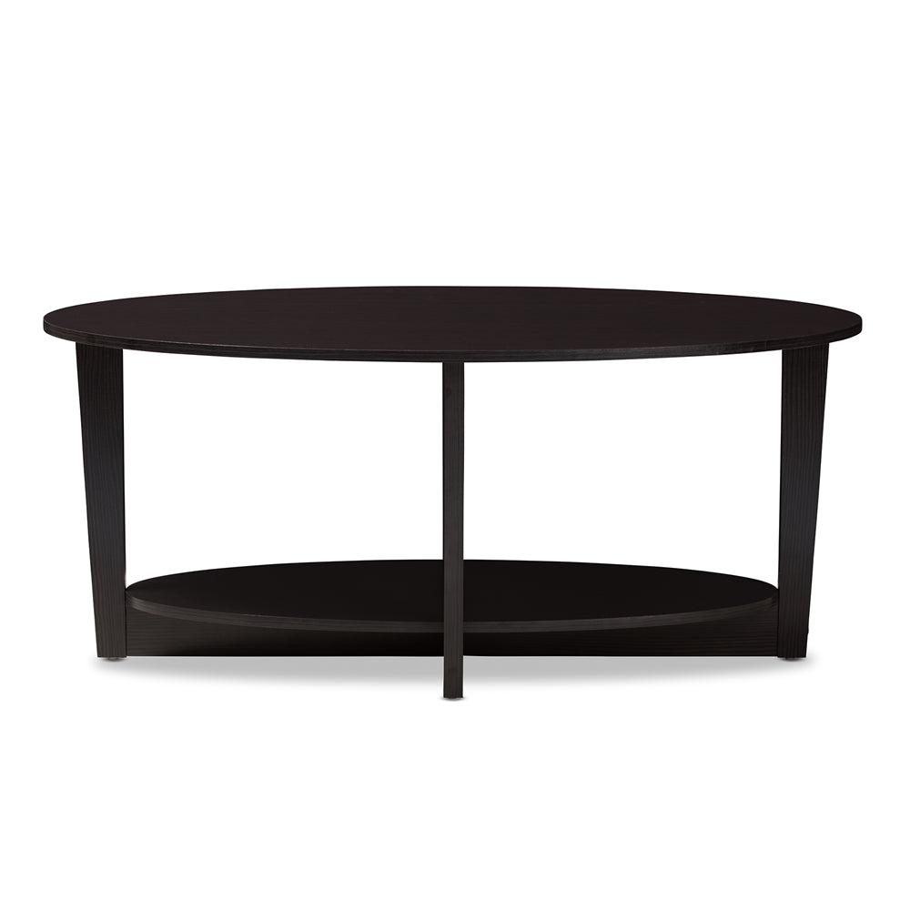PREMIER STUDIO JACINTHA MODERN AND CONTEMPORARY WENGE BROWN FINISHED COFFEE TABLE