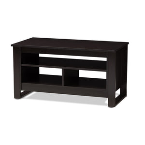 PREMIER STUDIO NERISSA MODERN AND CONTEMPORARY WENGE BROWN FINISHED COFFEE TABLE