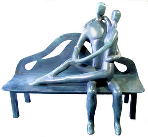 Ilusion Limited Edition Bronze Signed Sculpture signature and numbering inscribed - Almanzor