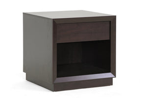 PREMIER STUDIO GIRVIN BROWN MODERN ACCENT TABLE AND NIGHTSTAND
