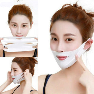 Miracle V-Shaped Slimming face and cheek lift Mask Face-Lifting Mask Facial Slimming Ear Hanging Hydrogel Neck Slimmer antiaging Beautiful Skin Care