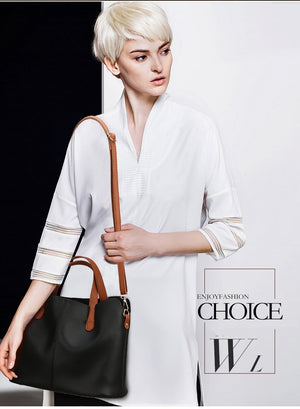 Feminine Luxury Handbags Women Bags Designer Casual Tote Soft faux Leather Crossbody handbag
