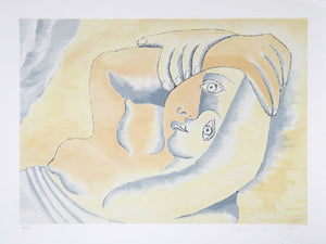 Fab! Pablo Picasso Estate Collection Femme Couchee Signed Art with COA