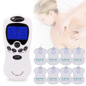 Massager Digital Therapy Machine Tens Acupuncture Body Muscle  8 Pads For Back Neck Foot Leg & Back Pain health Care