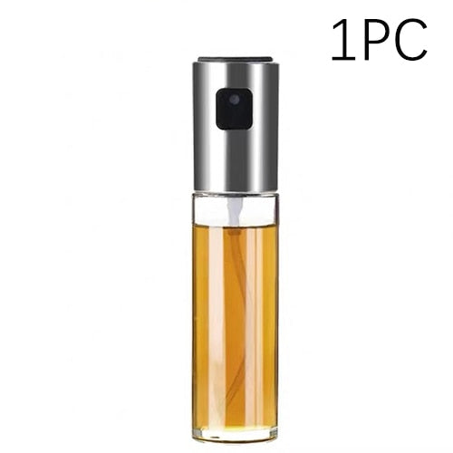 Practical  Food Prep Tool! Kitchen Baking Oil Cook Oil Spray Empty Bottle Vinegar Bottle Oil Dispenser Cooking Tool Salad BBQ Cooking Glass  Oil sprayer Tool