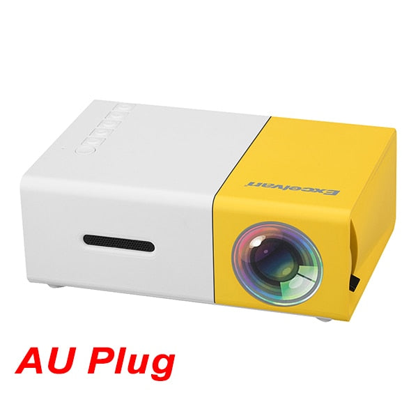 YG300 Home Mini Projector 320 X 240P Support 1080P AV USB SD Card HDMI Interface Led Projector