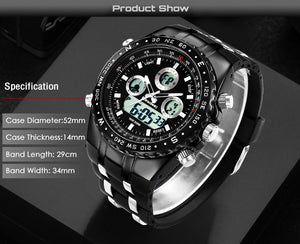 COOL AFFORDABLE WATERPROOF SPORT WATCH Quartz Wrist Watch Men's Military Waterproof Watches