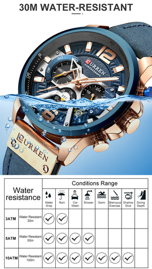 Luxury Brand Men Analog Leather Sports Watches Men's Army Military Watch Male Date Quartz Clock Relogio Masculino