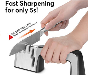 Kitchen Appliances Knife Sharpener 4 Stage Professional Kitchen Sharpening Stone Scissors Grinder Knives Tungsten Diamond Ceramic  Tool