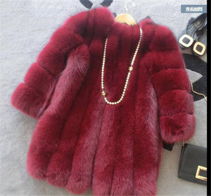 Fabulous Elegant & Chic! Warm Faux Fur Coat  Great colors Available, Plus Sizes also Available