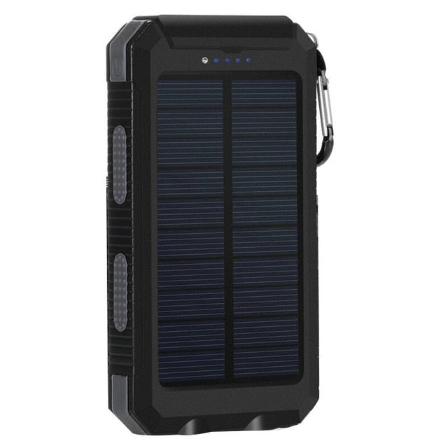 MUST HAVE!  Solar Power Bank Charger Waterproof Battery Charger Real 20000 mAh Dual USB External  Outdoor Light Lamp Powerbank