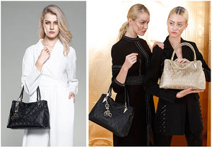 DESIGNER Women's Elegant Leather Shoulder bag Crossbody Bags Female Fashion Tote Handbag Purse
