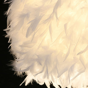 Happy, Cool & Stylish Pendant Feather Lamp Romantic sexy Feather Droplight Bedroom Living Room Parlor Hanging Lamp