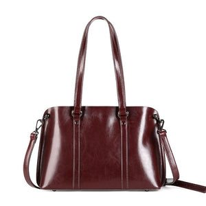 Designer Luxury leather shoulder women's leather handbags Great Everyday large boston messenger bags