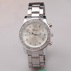 Happiness Chic Basics!  Luxury Fashion Geneva Brand Casual Watch Men Women Dress Quartz Wristwatches watches clock