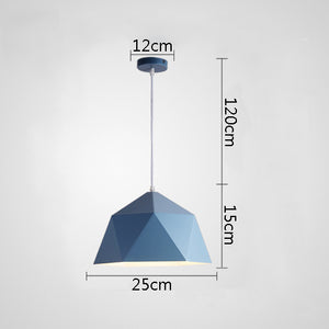 Happy Cool Colorful Chic Minimalist Modern Pendant Lights Pendant Lamp Minimalism Geometric For homes, office, Restaurant Cafe luxury lamps
