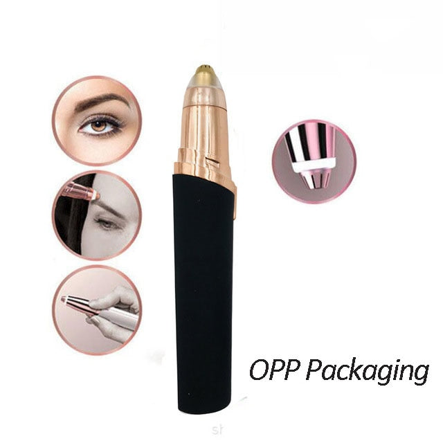 Quality Precision Flawless Eyebrow Epilator Brows Eyebrow Trimmer Electric Hair Remover Painless Shaver Face Care Instant Hair Remover Tool