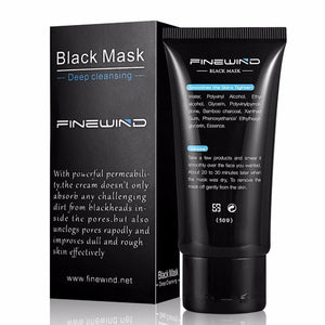 Anti-Aging Black Facial Mask Peel Off Charcoal Purifying Blackhead Remover Mask for Deep Cleansing, AcneScars Blemishes & Wrinkles