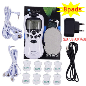 Massager Digital Therapy Machine Tens Acupuncture Body Muscle  8 Pads For Back Neck Foot Leg & Back Pain health Care